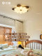 French Mid-Century Style Bedroom Ceiling Lamp 2025 New Creative Cream Flower Lamp New Chinese Style Living Room Main Light
