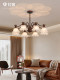Lamp Ji Medieval Living Room Chandelier Creative Internet-Famous Lily of the Valley Flower Hall Main Light with Spotlights American Retro Dining Room Light