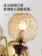 French Mid-Century Style Solid Wood Living Room Lamp Main Light Retro High-End American Light Luxury Dining Room Chandelier Bedroom Room Lighting Fixtures