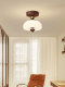 Light Ji Mid-Century Style Creative Flying Saucer Ceiling Lamp French Retro Balcony Corridor Aisle Light Entrance Entrance Hall Light