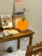 French-Style Cream Apple Table Lamp for Bedroom, Bedside, Study, Living Room, Rechargeable Touch Model, Portable Atmosphere Night Light