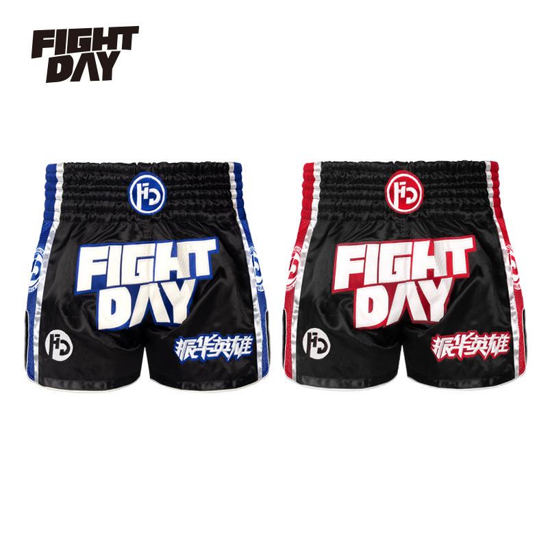 Fightday Shorts Sports Competition Training Style Co-Branded Sanda Unisex Pants Muay Thai Shorts Fightday Shorts Sports Competition Training Style Co-Branded Sanda Unisex Pants Muay Thai Shorts