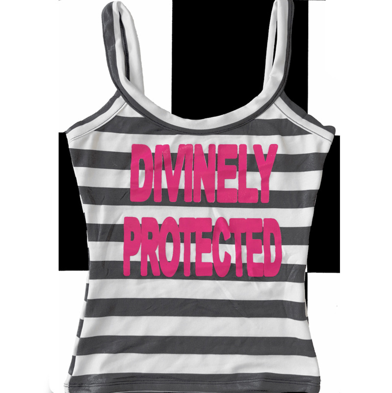 Omighty American Punk Style Camisole Sweet Cool Spicy Girl Top Slim Fit Slimming Tank Top Inner Wear Street Striped Tank Top