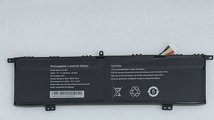 Battery Model: Nu14R Laptop Battery, Capacity 4000Mah 30.8Wh, Original and Brand New Battery Model: Nu14R Laptop Battery, Capacity 4000Mah 30.8Wh, Original and Brand New
