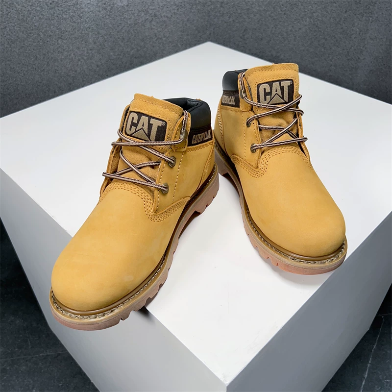 Мартенсы, демисезонные классические кожаные износостойкие low boots, середина голени