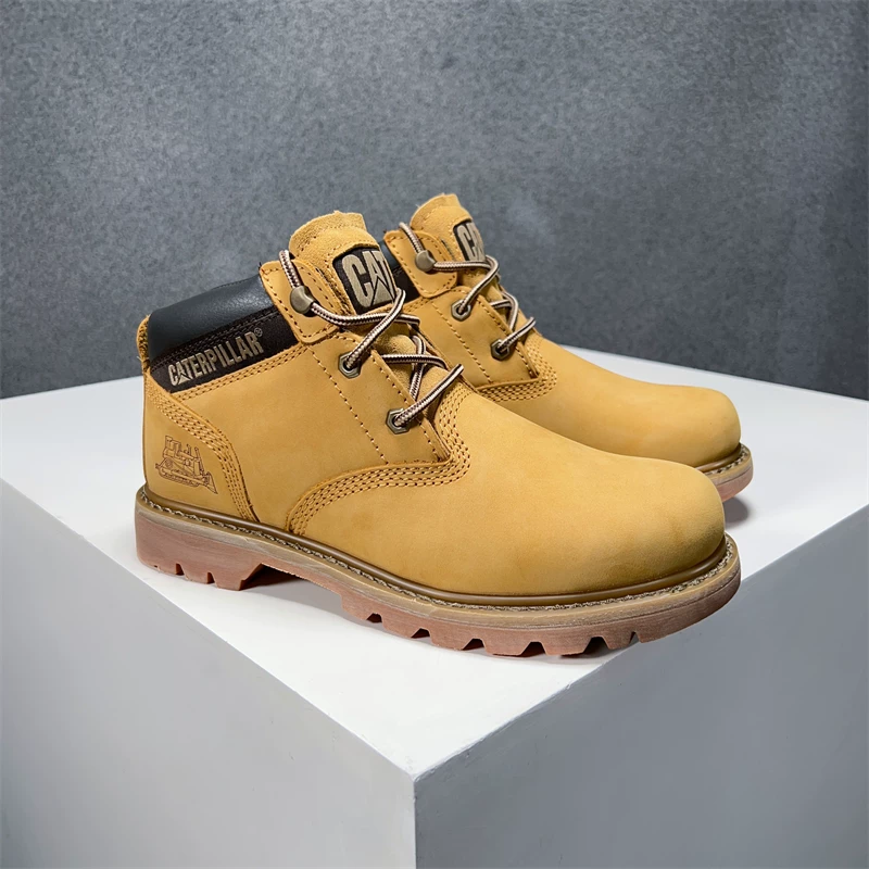 Мартенсы, демисезонные классические кожаные износостойкие low boots, середина голени
