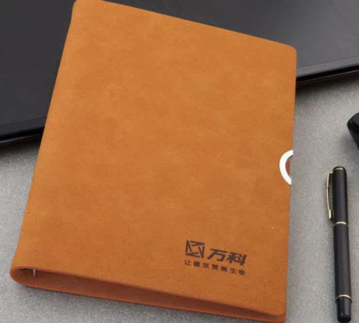Shipba PU Business A5 Business Page Creative Notebook Exhibition Conference Records Office Notepad manufacturer printed LOGO