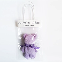 Сиреневая брендовая льняная сумка