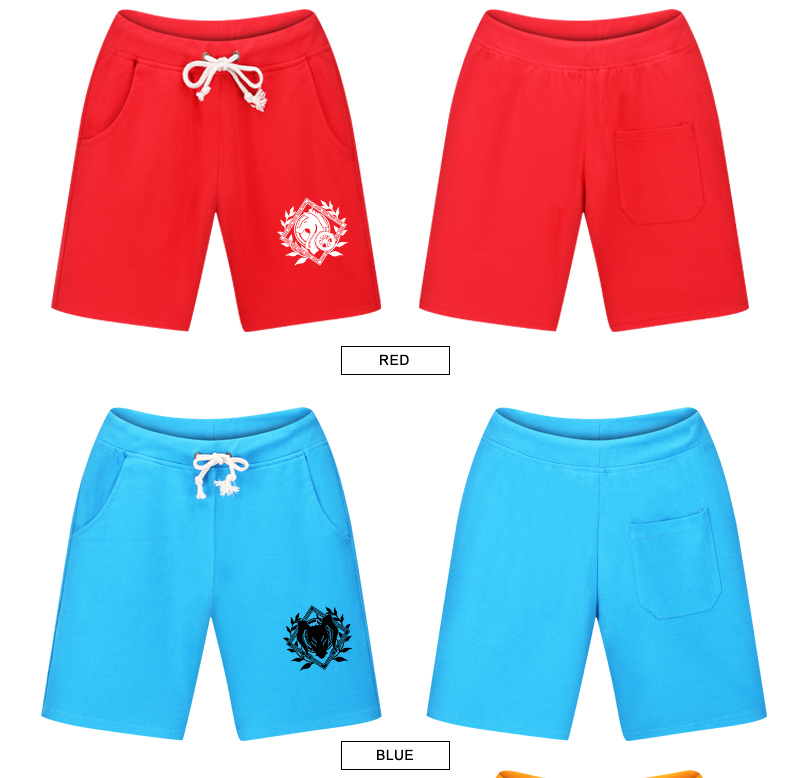 Mùa hè quần ngắn trò chơi anime số phận xung quanh grand hai nhân dân tệ anime quần short nam và nữ quần short giản dị quần sooc nam