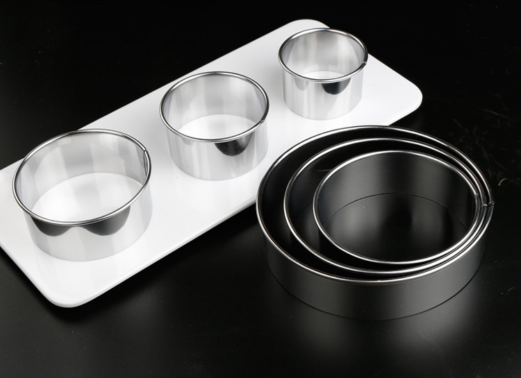 Bánh bao tròn inox, bánh bao, máy xay da, bánh tart trứng, khuôn bánh quy, bánh bao, bánh tóc, khuôn mousse - Tự làm khuôn nướng khay làm bánh