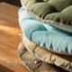 MUMO Wooden Ink Cloud Round Mat Square Mat Office Sedentary Seat Cushion Home Chair Cushion Stool Butt Cushion