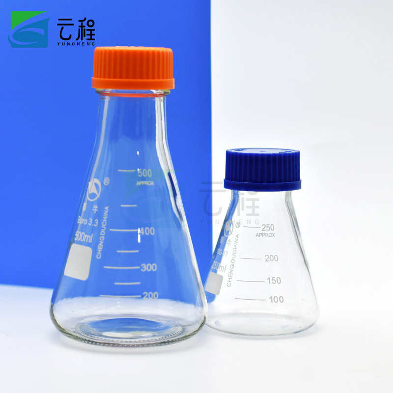 丝口三角烧瓶 螺口带盖锥形瓶50/100/250/500/1000/2000ML