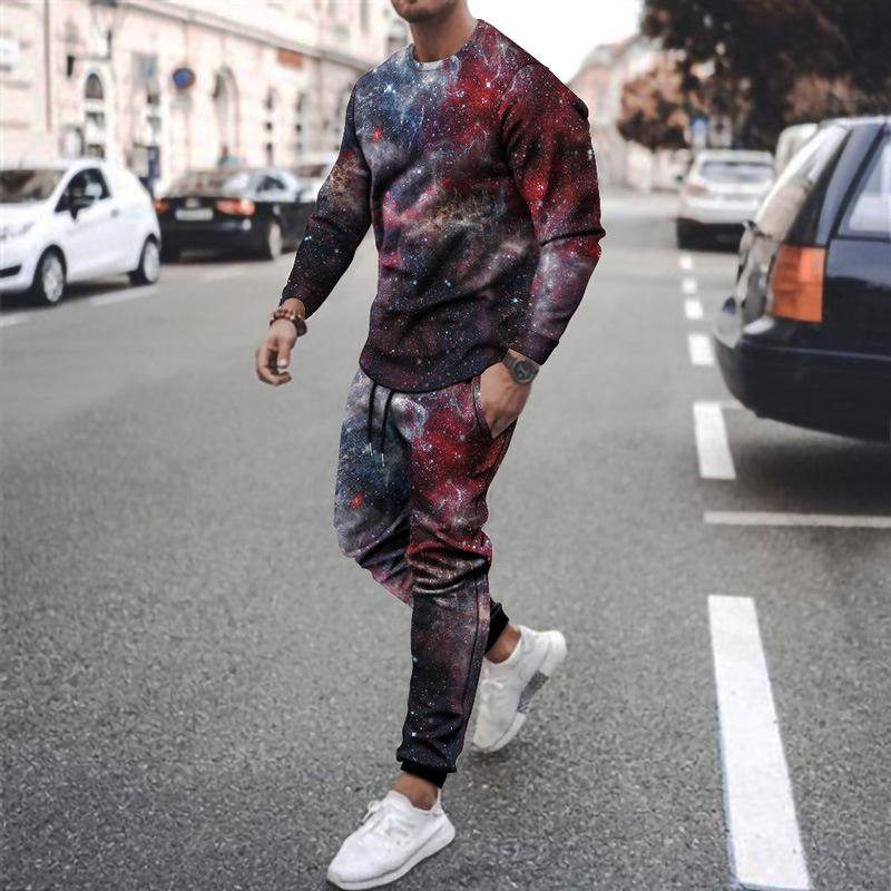 Мода Set ng sleeve suit men's sportswear sportswear long sleeve men's OTHER