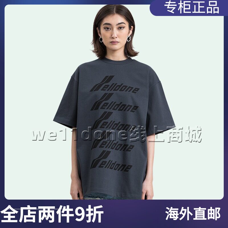 (Official website spot)WE11DONE 21SS summer barrage letter LOGO short-sleeved loose men and women with the same T-shirt