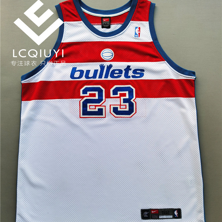 Jordan Washington Qicai Bullet Retro Basketball Uniform Player Version Au Jersey No. 23 Authentic