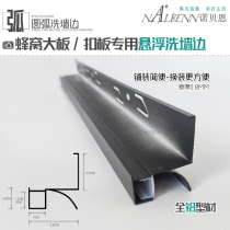 Nebén integrated ceiling aluminium buckle plate honeycomb large plate luminous closed edge wire angular line washout wall-edge strip-arc suspension