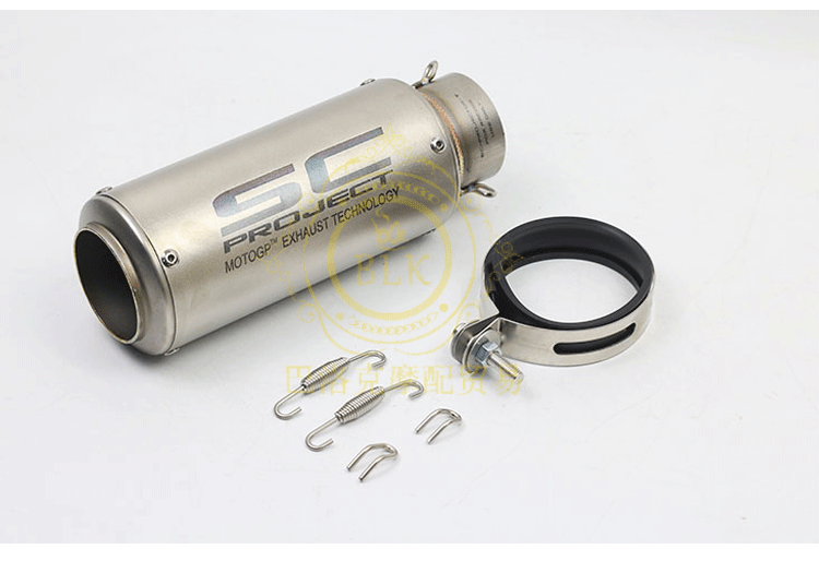 Xe máy Kawasaki ZX-6 10RZ1000 Yamaha R1 6 Spring Breeze 650 sửa đổi ống xả bằng sợi carbon SC AR - Ống xả xe máy pô xe wave s 100