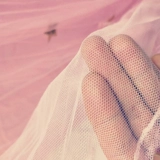 Розовая кроватка с бабочкой для принцессы, москитная сетка, детская палатка