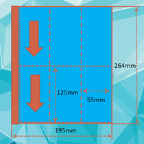 b5 loose-leaf tag storage bookmarks small flower fairy miracle warm leaf Luoli collection loose leaf two lines 6-card page