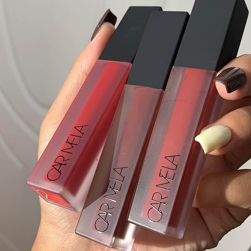 Carmela Carmela Makeup Flagship Store Lipstick Lip Glaze No. 04 Retro Matte Matte Lip Mud Niche Authentic