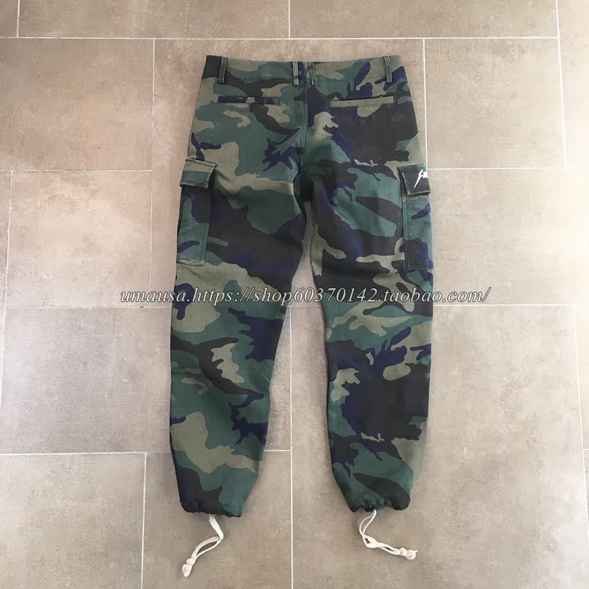 Yu Wenle Quần yếm nặng nề của Mỹ quần áo unisex