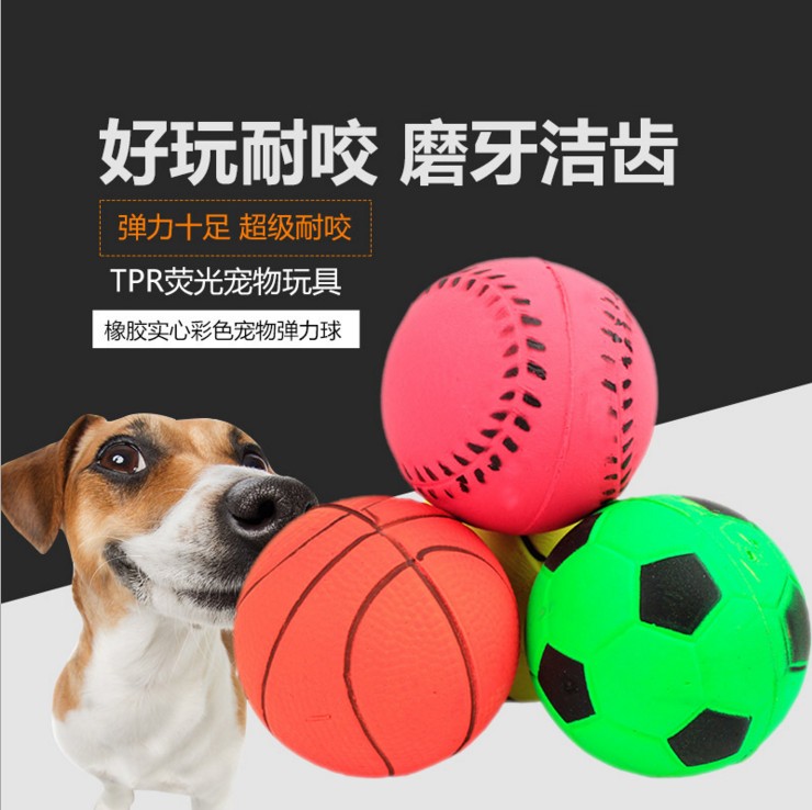 Pet puppy dog ​​toy ball vocal mol cắn đào tạo Teddy gấu con chó con mèo đồ chơi vật nuôi - Mèo / Chó Đồ chơi những đồ chơi cho chó	