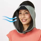 Японская дорожная кепка, быстросохнущая съёмная штора, защита от солнца, с защитой шеи, защита от ультрафиолета, впитывает пот и запах