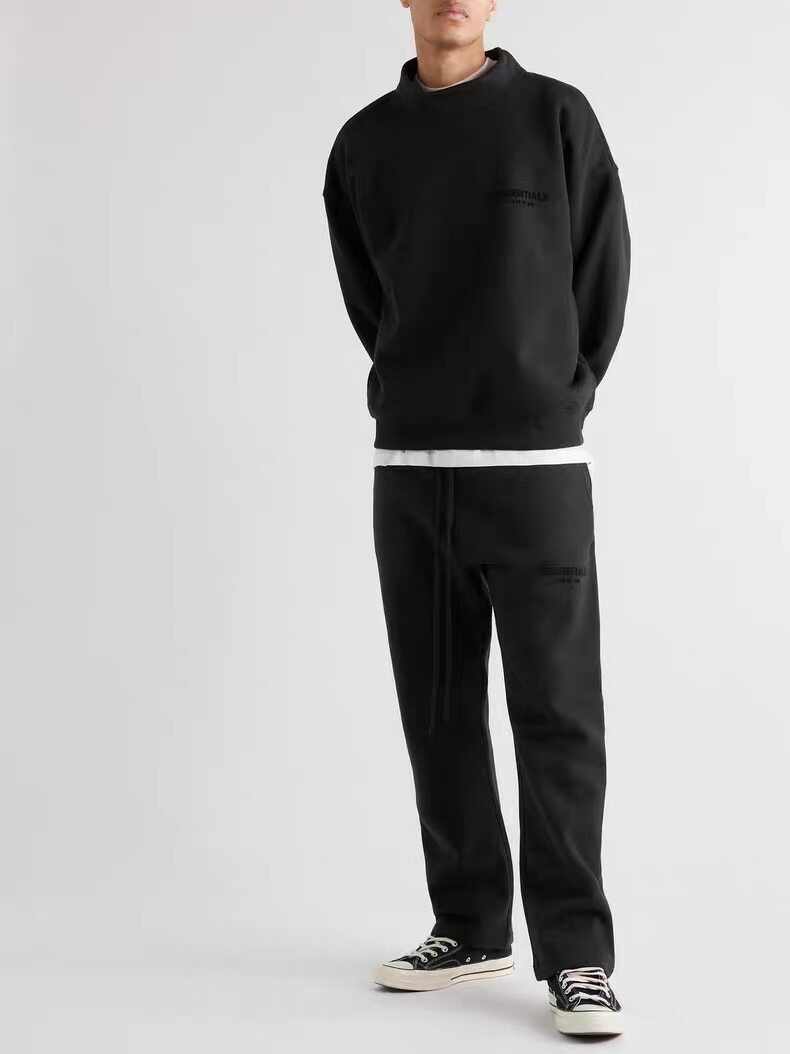 Тренировочные брюки 海外正品essentials 25fw植绒直筒长裤卫裤秋冬 Fog fear of god