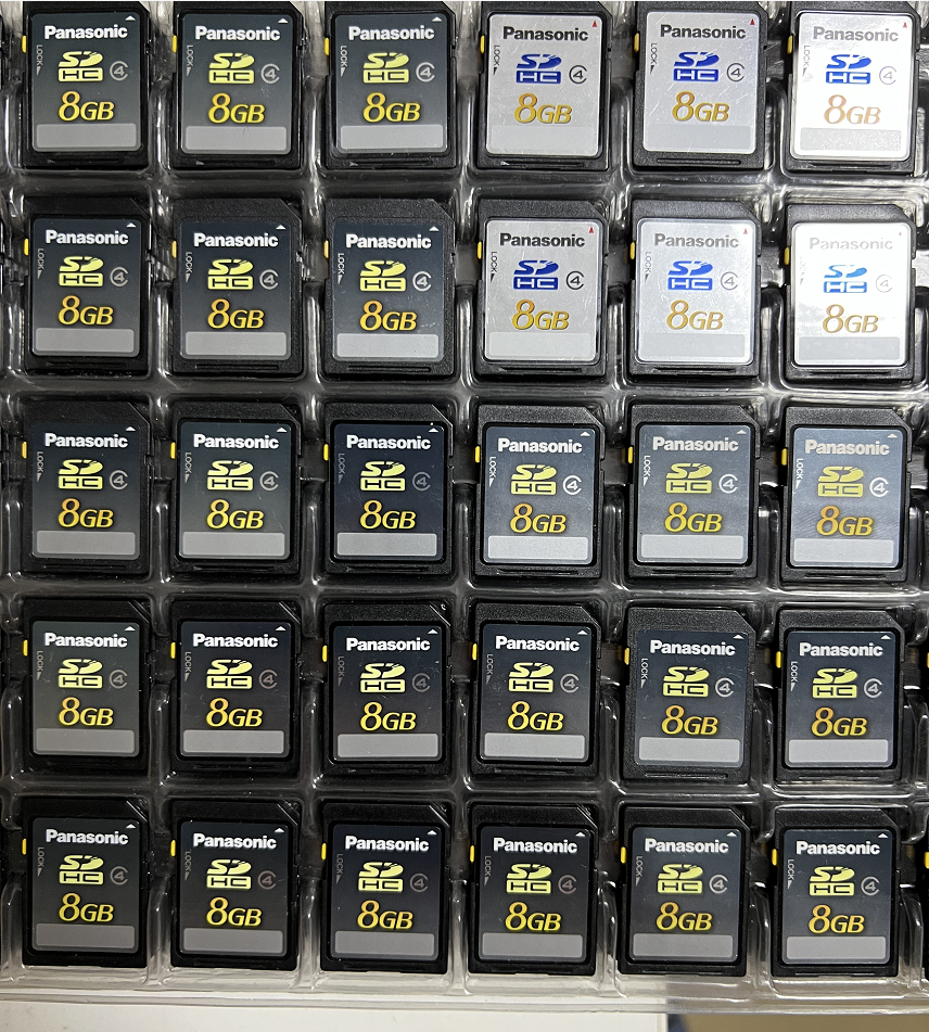 Original dress Panasonic SD 8G CCD Digital Camera Memory Card High Speed SDHC Large Card Vehicle Music TV SD Card