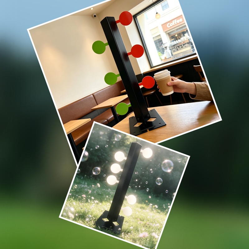 Dueling Tree Swinging Shooting Target with 6 Steel Target Boards, Combat Tree Target Shooting Target, Domestic Light Equipment Suitable Dueling Tree Swinging Shooting Target with 6 Steel Target Boards, Combat Tree Target Shooting Target, Domestic Light Equipment Suitable