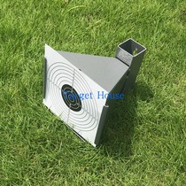 (Target House)Shooting practice metal target box Strong collection target box contains 100 sheets of target paper
