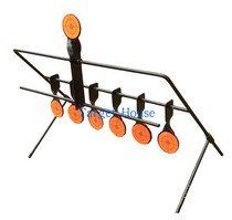 (Target House)Shooting practice automatically resets the target seven targets