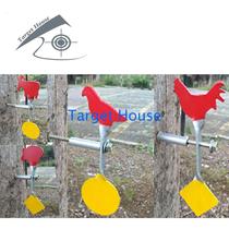 (Target House)Shooting Rotating Metal Practice Target Shooting Target thickness 3mm
