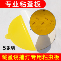 Jiyue multi-function insect trap Flea trap Flea lamp Armyworm board Insect trap board Flea kill paper 5 sheets