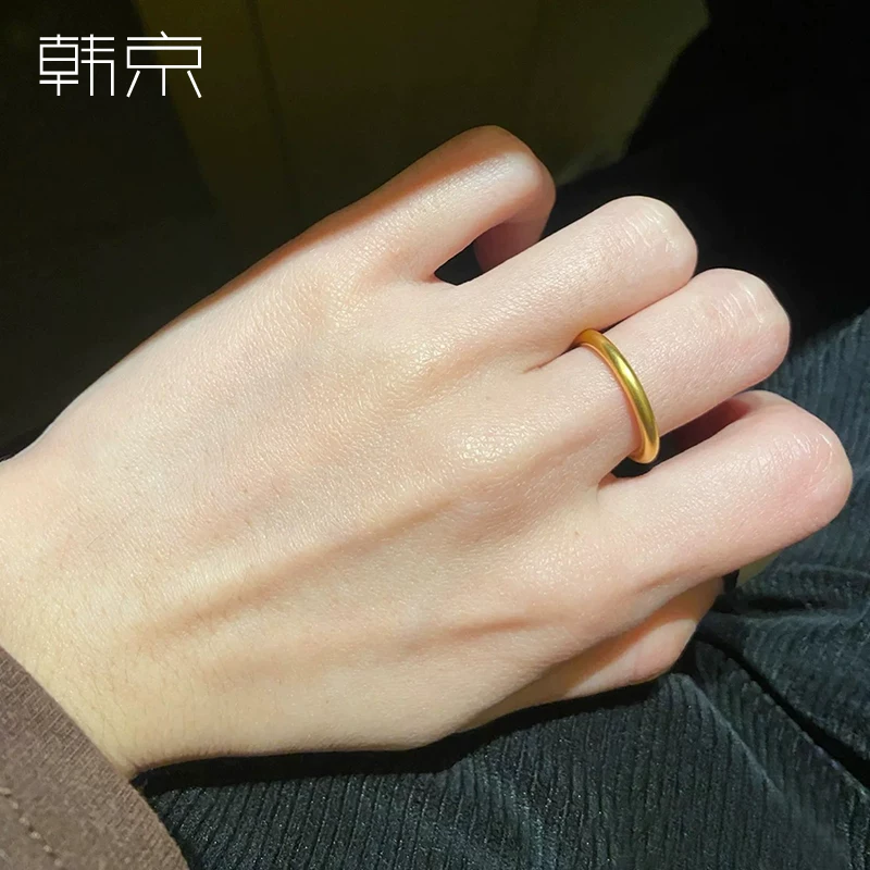 Каблучное кольцо из нержавеющей стали 18K глянец для мужчин и женщин, любимому, не тускнеет