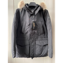 OZARK Outdoor unisex white goose velvet hooded fur collar windproof jacket 156612