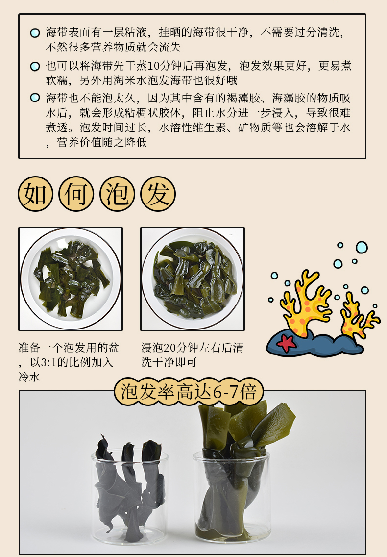 【中國直郵】姚朵霞浦特產 有機海帶結 88g