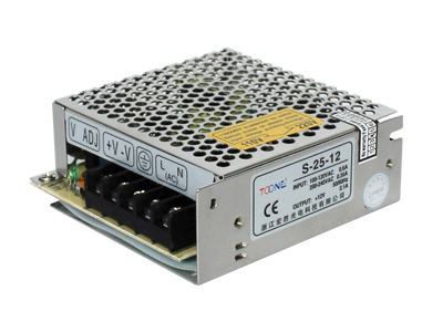 Zhuoyi 25W 24V switching power supply S-25-24 LED monitoring power supply 24V 220V to DC24V transformer