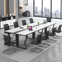 Conference table Long table Simple modern small simple training table Conference room table and chair combination Office furniture desk