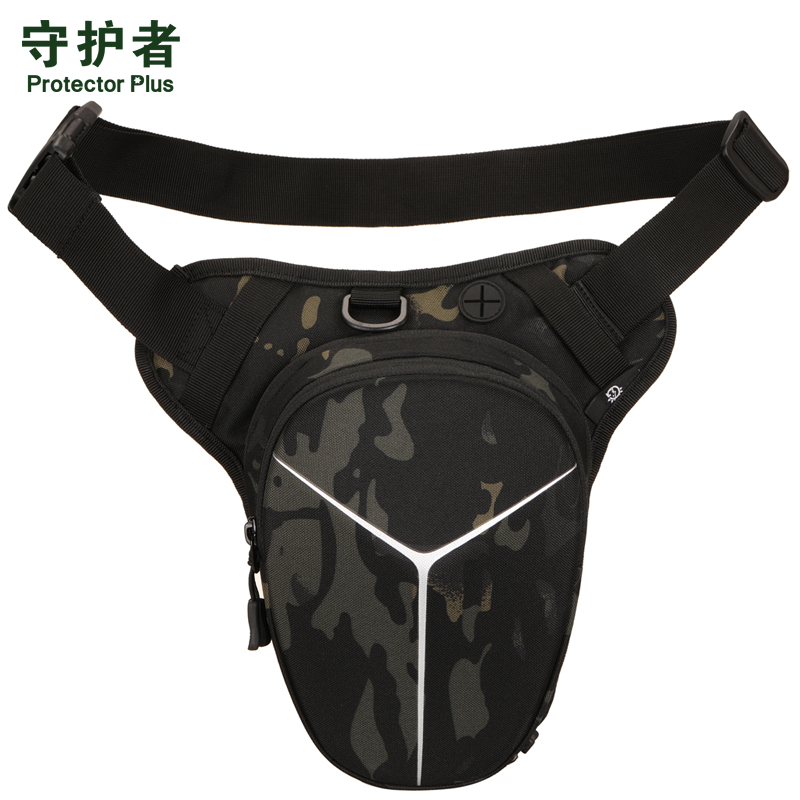 Riding Hard Shell Leg Bag Motorcycle Equipped Male Locomotive Waterproof Reflective Rider Bag Female Outdoor Sports Diagonal Satchpurse-Taobao