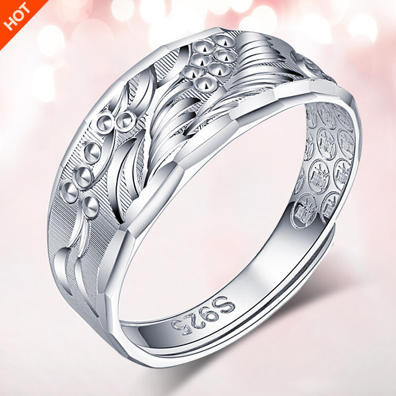 Bague homme YULUOSHI    en Argenterie - Ref 3087203 Image 1