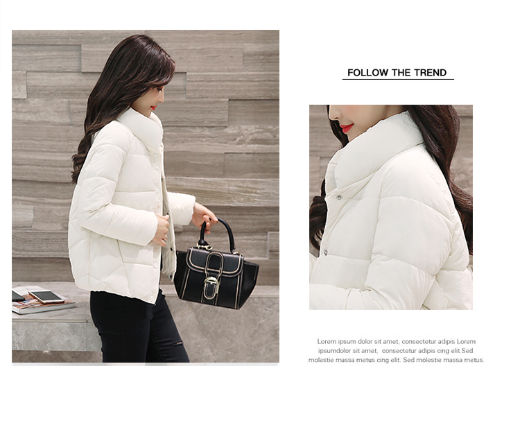 Quần áo cotton chống nữ mùa đông 2018 phiên bản mới của Hàn Quốc poncho cotton rộng rãi áo phao burberry nữ
