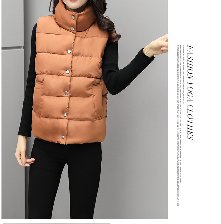 Paffin chống mùa giải phóng túng 2018 Áo vest cotton nữ mùa đông xuống ngắn bằng vải cotton dày thời trang nữ 2021