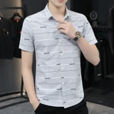 Трендовая брендовая рубашка для отдыха, 2020, в корейском стиле