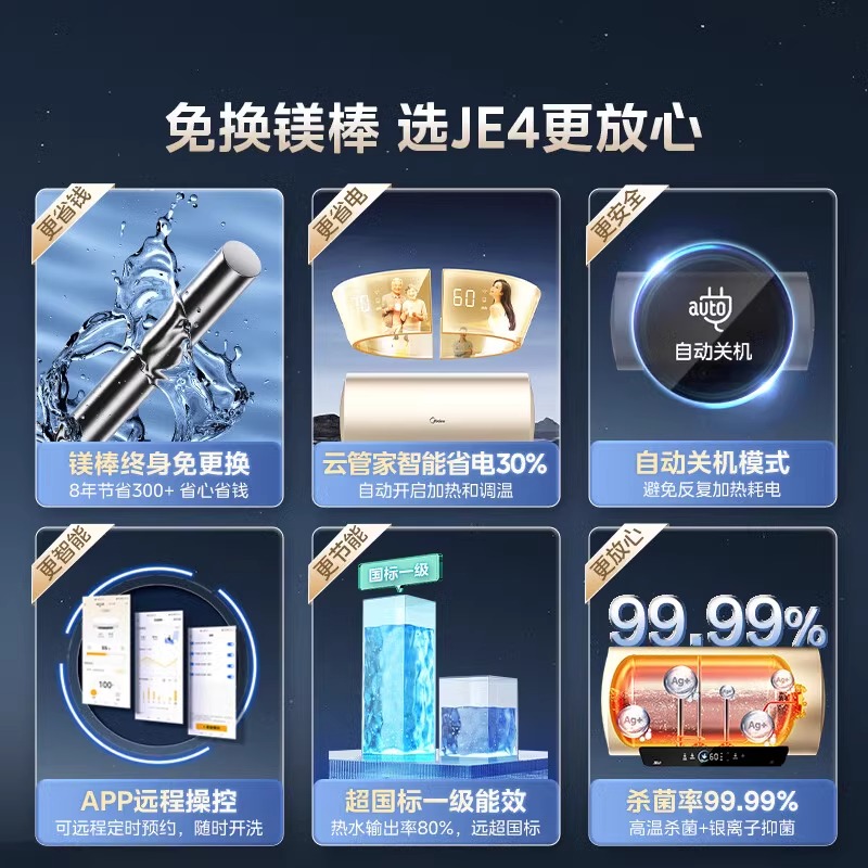 国美电器官网旗舰店美的60升热水器多少钱？