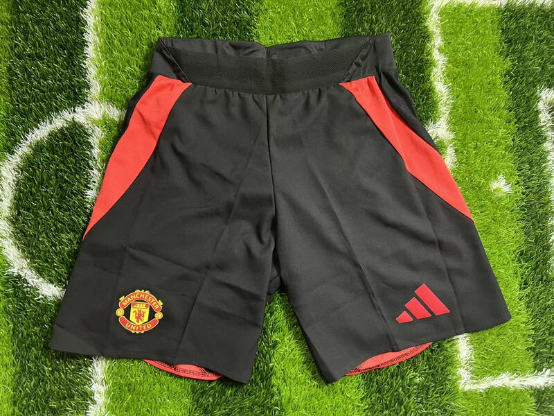 Adidas 2024-25 Premier League Manchester United Home Player Version Shorts in Stock, Size S