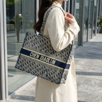 D Brand Counter Same Style Genuine Designer European and American Versatile International Luxury High-End Imitation Shopping Bag Handbag