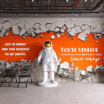 Milk Tea Shop Love Marsee Orange Wall Panel Clothing Store Beauty Salon Photo Background 3d Styling Integrated Wall Panel Customize