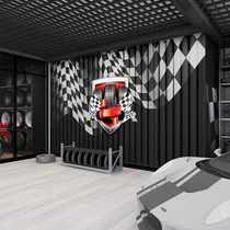 Container Buckle Plate Wall Car Beauty Retrofit Shop Steamery Car Wash Shop Waterproof Wall Panel KTV Bar Renovation