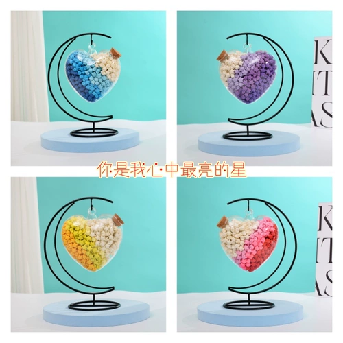 Глянцевая стеклянная бутылка в банке, креативный подарок